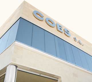 Portada del edificio de la empresa