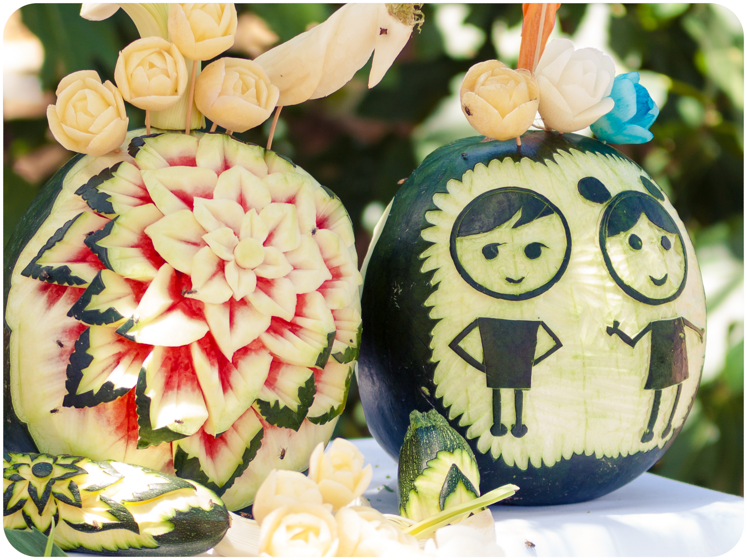 TALLA DE FRUTAS FRUTAS TALLADAS